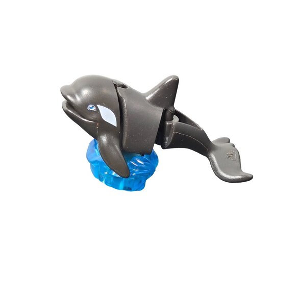 Kinder Joy Egg National Park Killer Whale Orca Animal Collectible Mini Toy - Picture 1 of 6